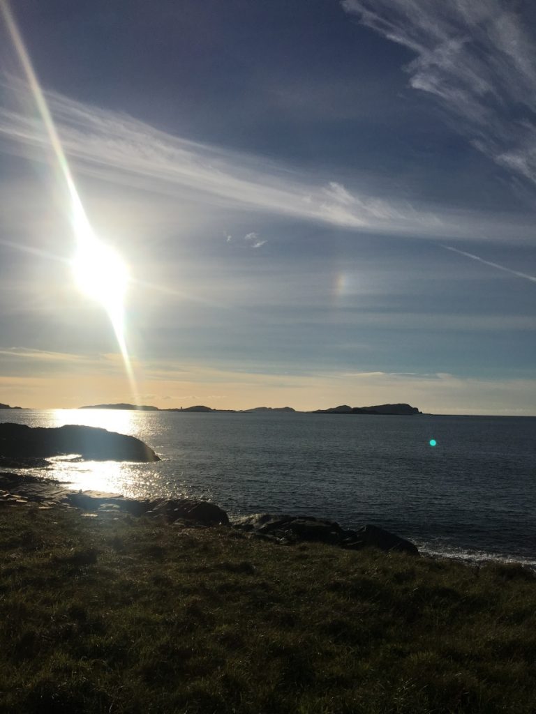 Looking out to the Garvellach islands